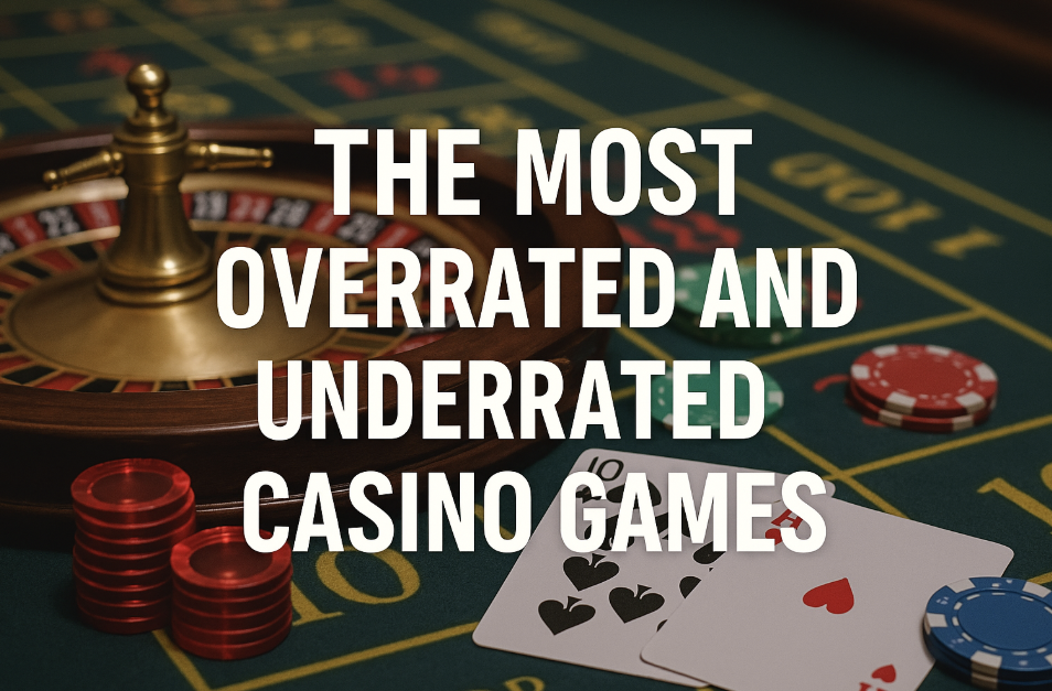Labiausiai pervertinti ir neįvertinti kazino žaidimai
