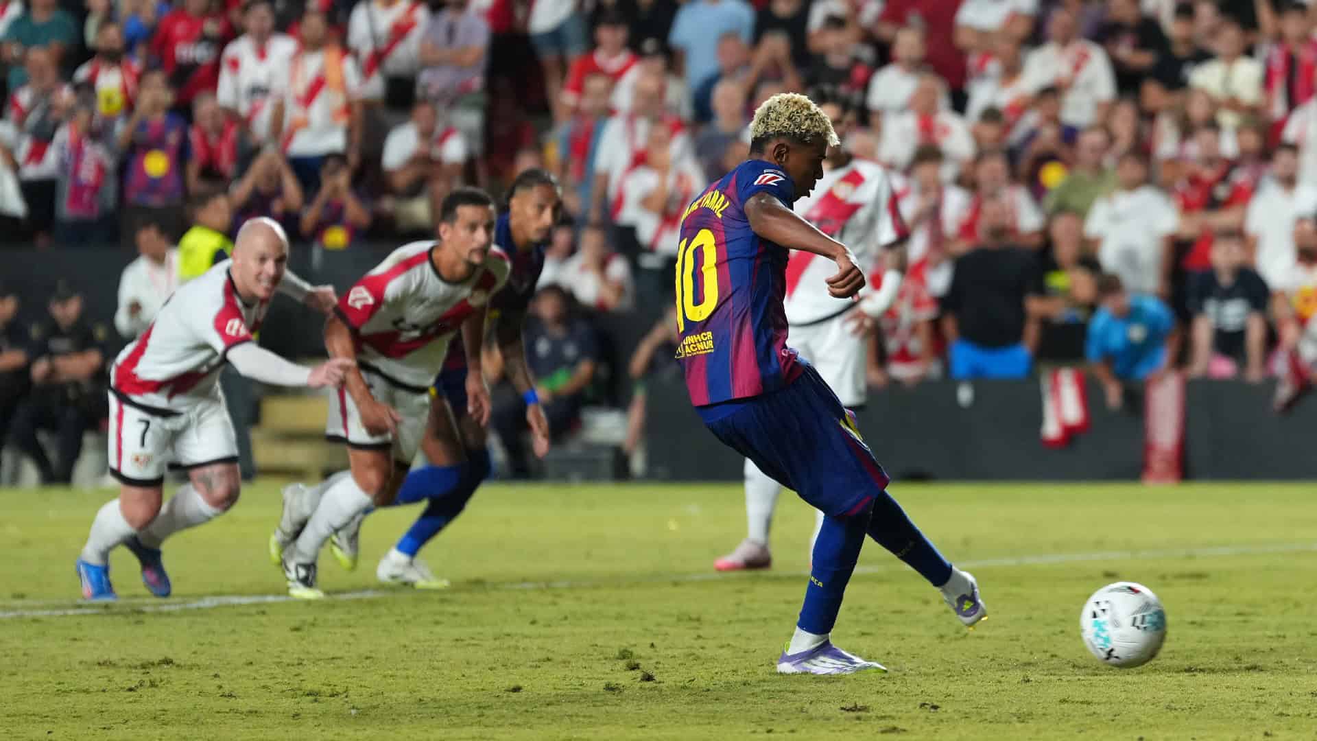 Lamine Yamal baudinys leidžia „Barcelona“ pirmauti „Rayo“ – žiūrėkite dabar